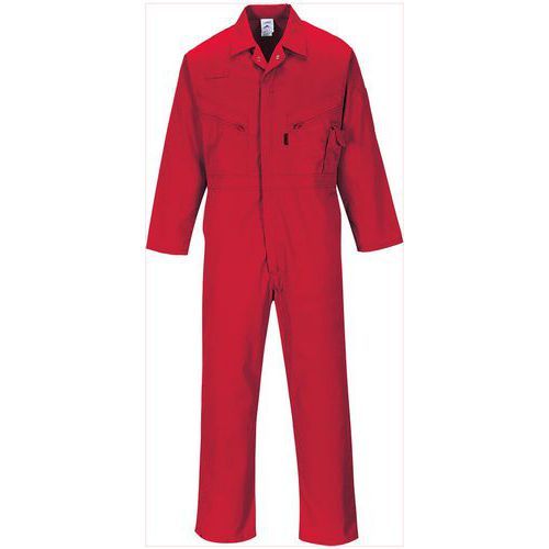 COMBINAISON DE TRAVAIL LIVERPOOL À ZIP C813 ROUGE M - PORTWEST