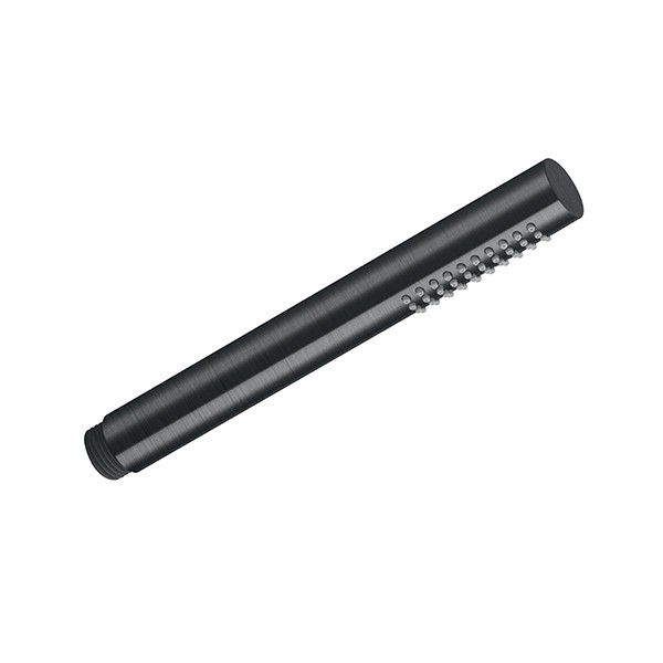 DOUCHETTE MONOJET RONDE CHROMÉ NOIR BROSSÉ HYDROTHERAPIE - CRISTINA ONDYNA PD11575