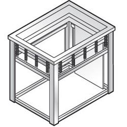 Élévateur neutre de plateaux 530x380 mm (GN 1/1) - DPA/SVN - Dimensions 660x460xh580 mm_0