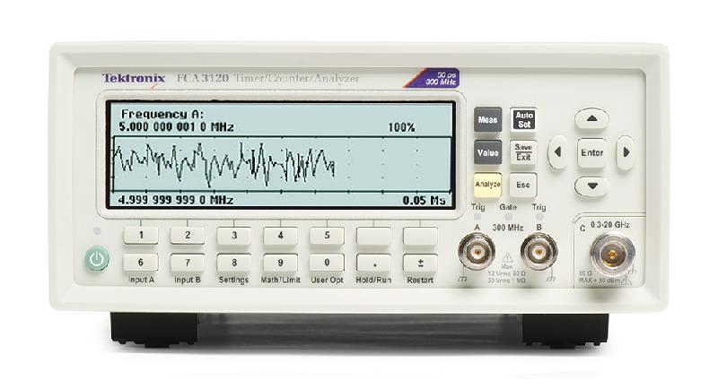 FCA3120 - Compteur / Fréquencemètre 300 MHz / 50 ps - Une voie 20 GHz - Marque Tektronix_0