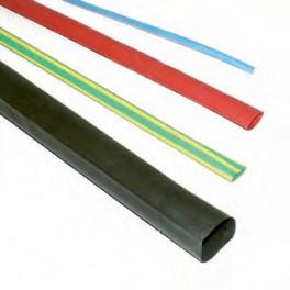 Gaine thermorétractable à paroi fine - Polyoléfine noire - Coefficient 2:1 - Température de -50°C à +120°C_0
