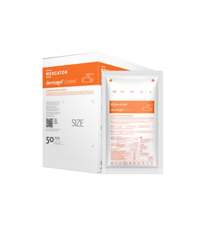 Gant de chirurgie Dermagel Coated Micro 9 - gants stériles en latex naturel, non poudrés et texturés_0