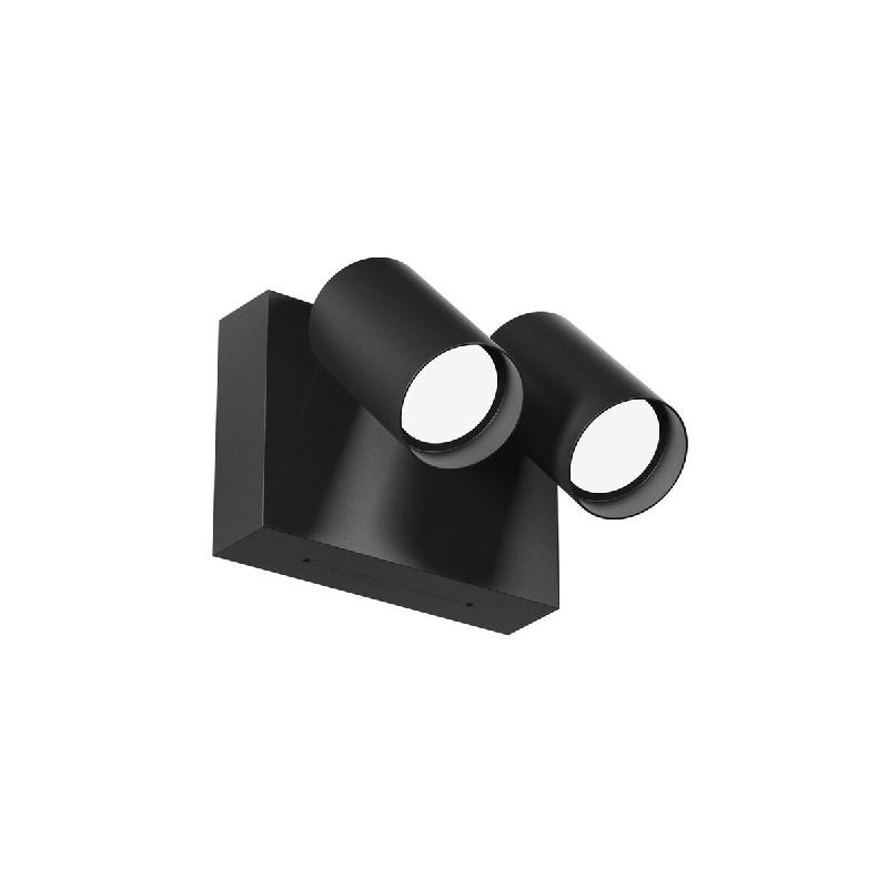 Gea Luce Applique Ges2074 En Aluminium Anthracite, Led Orientable 18W, Switch Cct 3000K/4000K/6500K, Ip65, Applique Murale - Gealuce - gris GES2074_0