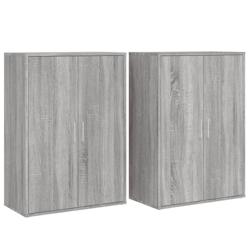 Helloshop26 - Buffet bahut commode armoire meuble de rangement organisateur cuisine salle de séjour salons lot de 2 sonoma 60 x 31 x 02_0036962 - 300_0
