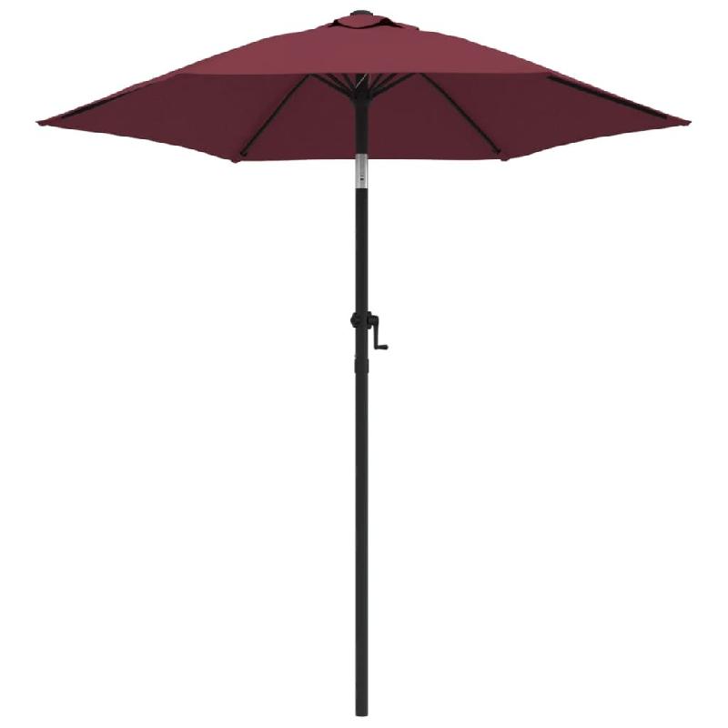 Helloshop26 - Parasol 200 x 211 cm aluminium bordeaux 02_0008148 - aluminium 3000435982725_0