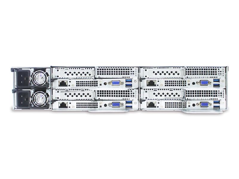 Serveur de stockage hybride HP201-AG - 2U à 4 nœuds - 24 baies NVMe/SAS/SATA - Processeur AMD EPYC_0