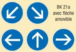 Signalisation de prescription BK21a - flèche amovible_0