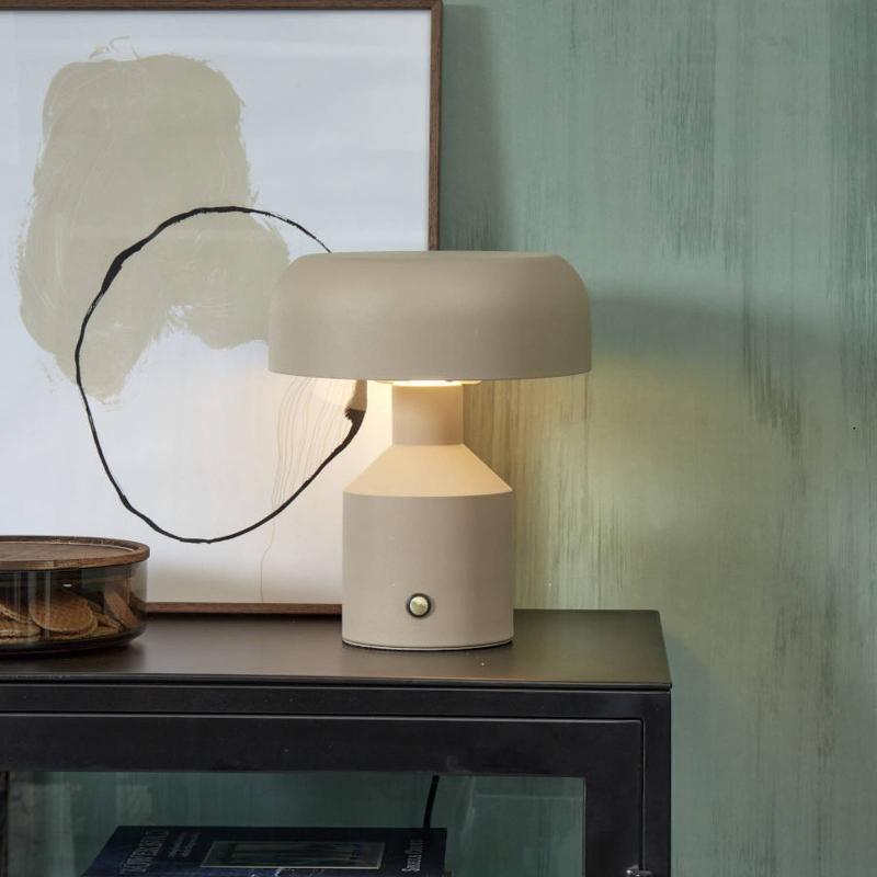 IT\'S ABOUT ROMI LAMPE DE TABLE PORTO, 30 CM, SABLE, MÉTAL