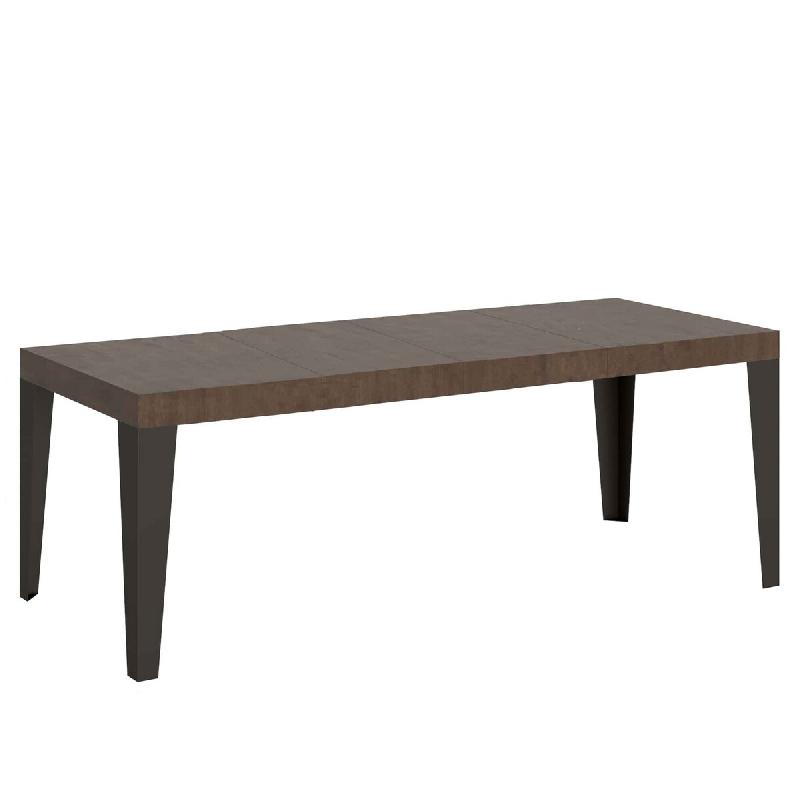 Itamoby Table Extensible 200/460X90 Cm Flame Premium Pieds Noyer Anthracite - marron 8050598050316_0