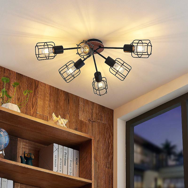 LINDBY TELMOS PLAFONNIER À 6 LAMPES