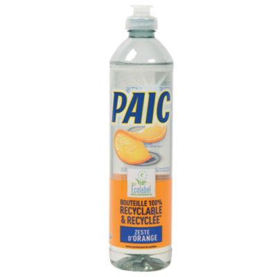 Liquide vaisselle écologique Paic cylindre zeste d'orange 550 ml_0