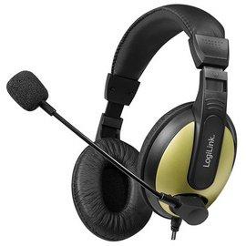 LOT DE 6 - CASQUE AUDIO HIGH QUALITY, AVEC COUSSINET, NOIR/OR
