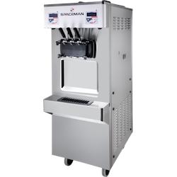 Machine à Glace à l'Italienne sur Roulettes 2 Parfums + Panachage 80 Litres/h  - Spaceman - 3701170304321_0