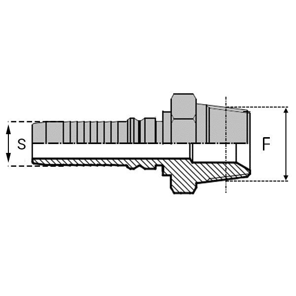 Mâle - ARG-K-IN - Filetage Withworth - 24 , 1