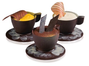 MATFER - MOULE PLAQUE CHOCO 7 TASSES EXPRESSO D.55 MM - 380255