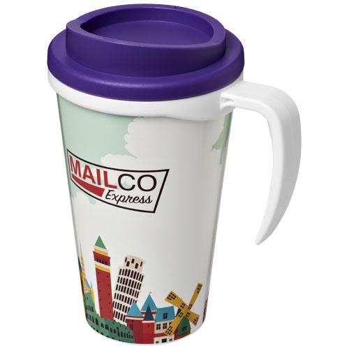Mug isolant Brite-Americano grande 350 ml - isotherme avec couvercle à visser et poignée intégrée_0