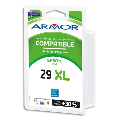 Armor - Cartouche d'encre remanufacturée compatible Epson 29XL cyan - Haute capacité - OWA_0