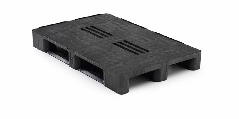 Palette en plastique qp1208mb3rr-cd (cp2) - 800x1200 mm - charge statique 5000 kg - plateau fermé_0