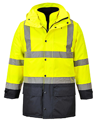 Parka bicolore executive 5-en-1 jaune marine s768, 3xl_0