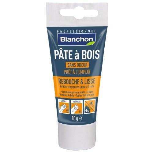 PÂTE À BOIS - FINITION - POUR FISSURES FINES - SANS RETRAIT - CHÊNE BLANCHI BLANCHON