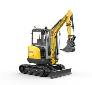 Pelle hydraulique compacte EZ26 - 2,6 tonnes - Déport arrière minimal - Cabine confortable_0