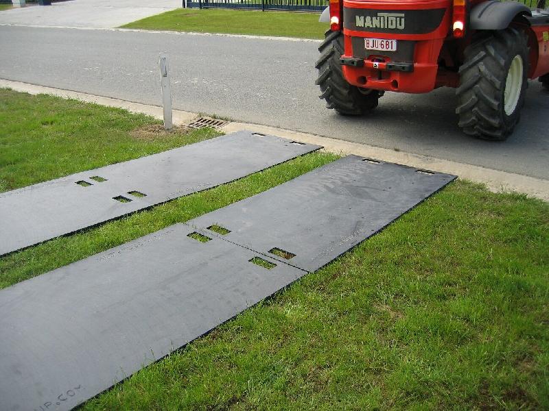 Plaque de roulage - 2000mm x 1000mm x 15mm - Protection des sols - Charge max 45 T - Garantie 10 ans_0