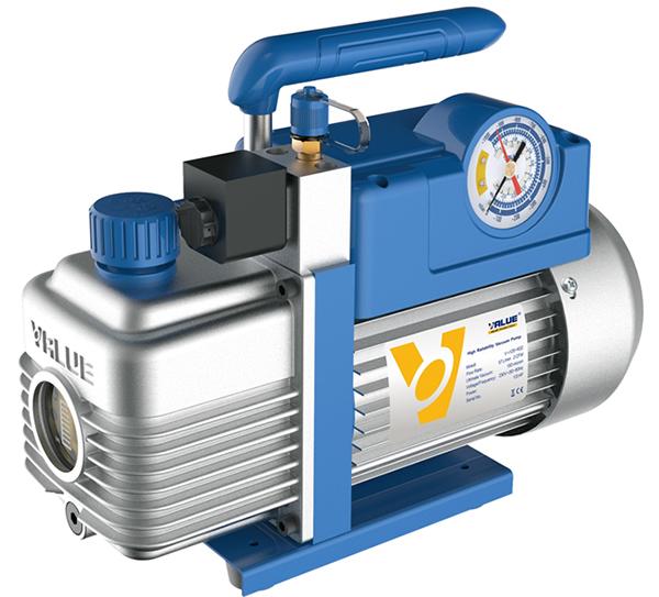 Pompe à vide - 142 L/min - 3/4 HP - avec vacuomètre intégré - compatible R32, R1234yf_0