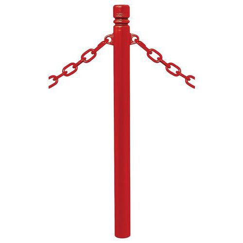 POTELET PROVINCE Ø76 MM CHAINES 2 ANNEAUX CITY ROUGE 3020 - PROCITY