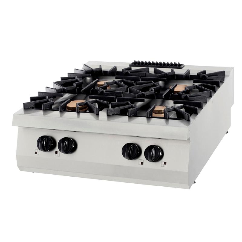 Premium cuisinière - 4 brûleurs - unité double - profondeur 90 cm - 40kW - gaz_0