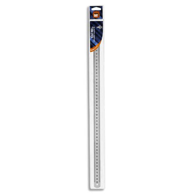 REGLET EN INOX - DEUX FACES - LONGUEUR 50 CM