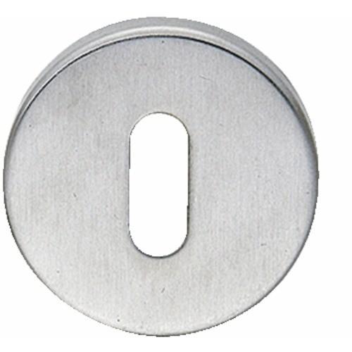 ROSACES RONDE CLÉ L POUR CLÉ SIMPLE - INOX 304 - SÉRIE 19 NORMBAU