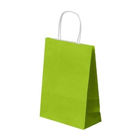SAC CABAS AVEC ANSES 20+10X29 CM VERT ANIS (VENDU PAR 250)