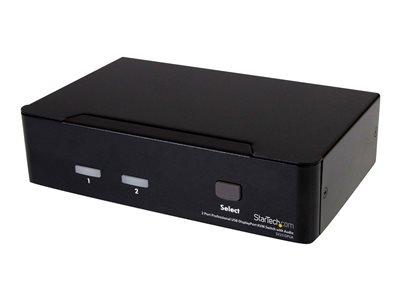 STARTECH.COM COMMUTATEUR KVM 2 PORTS DISPLAYPORT, USB ET AUDIO - SWITCH KVM - 2560X1600