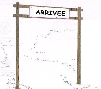 Structure parcours de santé - Panneau d'arrivée 2022 - Fabrication française en sapin du Nord_0