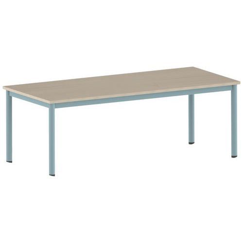 TABLE CARÉLIE 180 X 80 CM MOBILE T4 STRAT ÉRABLE LAGON 6027 - MOBIDECOR