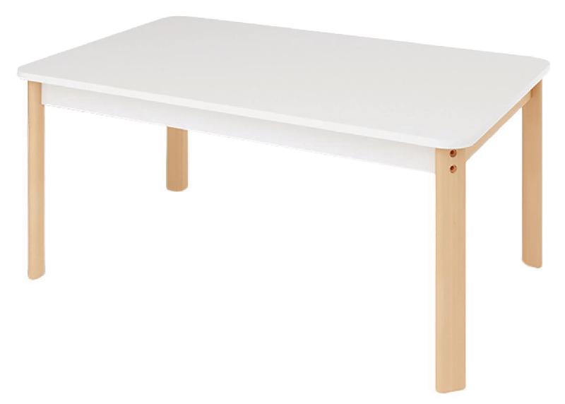 TABLE ERGO RECTANGULAIRE T0 - BLANC/HÊTRE - MANUTAN COLLECTIVITÉS