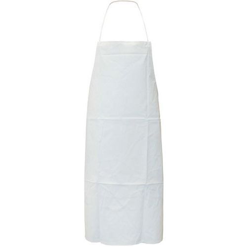 TABLIER DE PROTECTION AVEC BAVETTE ET ATTACHE EN POLYURÉTHANE BLANC - SINGER SAFETY