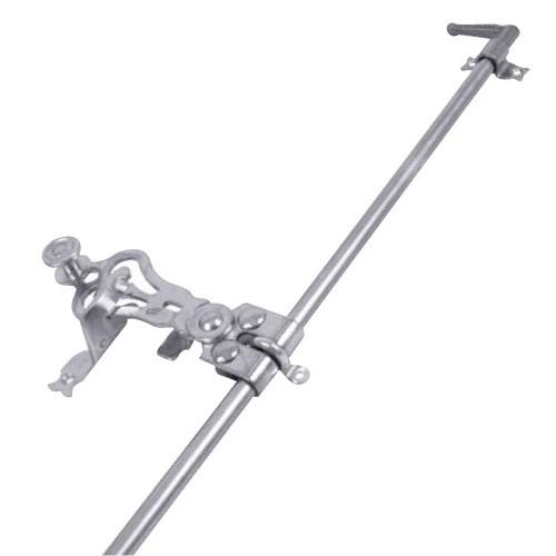 ACCESSOIRES EN ACIER ZINGUÉ POUR ESPAGNOLETTE RONDE - BLANC TORBEL