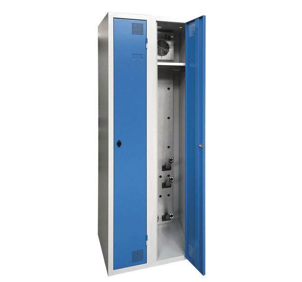 ARMOIRE SÉCHANTE IP 2 COLONNES À MORAILLON BLEU CLAIR - MANUTAN COLLECTIVITÉS