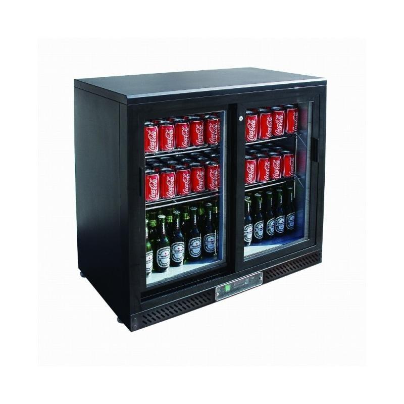 Arrière-bar avec 2 portes vitrées coulissantes - 223 litres - C2C_0