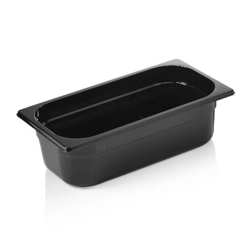 Bac GN 1/3 polycarbonate H 100 mm 3,8 ltr noir GN 96 - Was Germany - 4044925147507_0