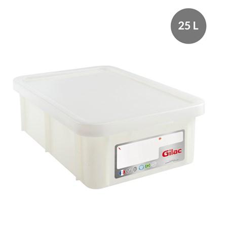 BAC RECTANGULAIRE BLANC 25 L