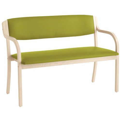BANQUETTE 2P HÊTRE BLANCHI MARTA GRANNY