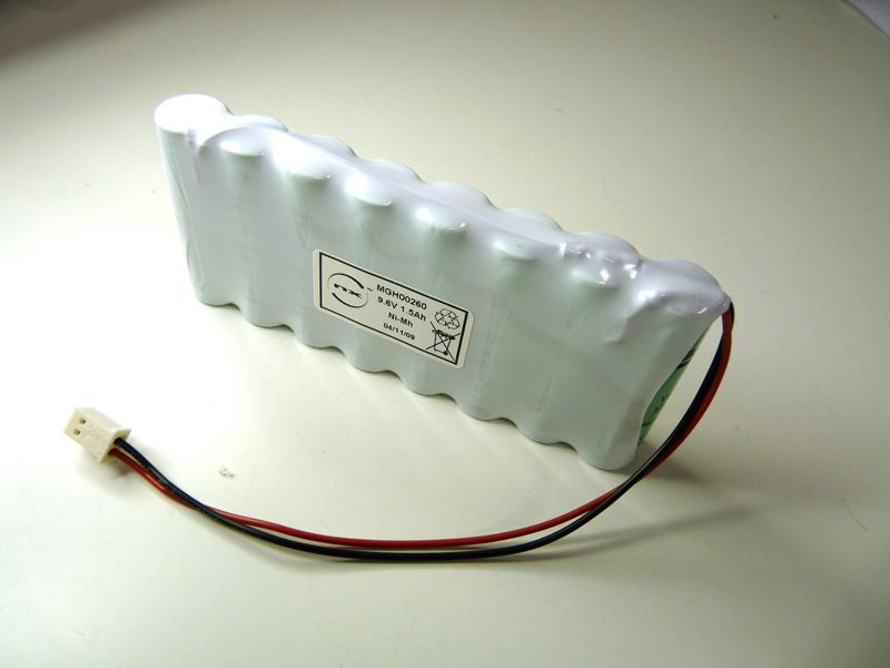 BATTERIE NIMH 8X AA 8S1P ST1 9.6V 1500MAH FC_0