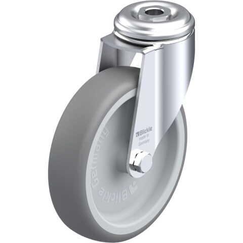 BLICKLE - ROULETTE PIVOTANTE Ø 125MM BANDAGE CAOUTCHOUC TPE 120KG - LKRA-TPA 126G