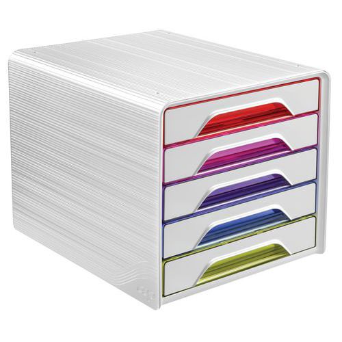BLOC DE CLASSEMENT 5 TIROIRS SMOOVE HAPPY - MULTICOLORE - CEP