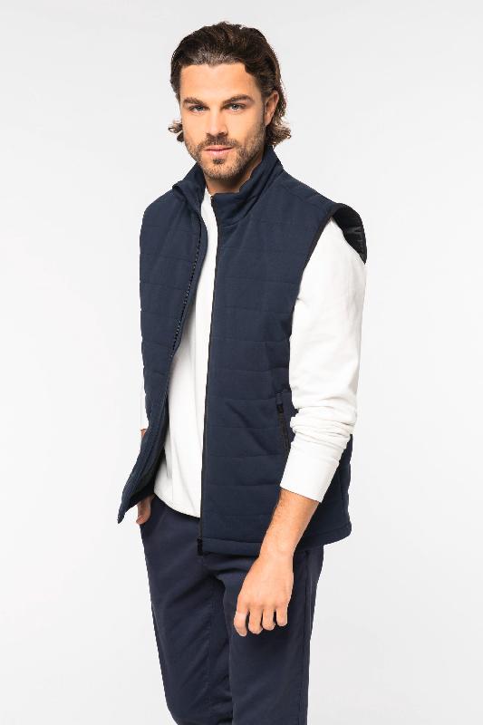 Bodywarmer écoresponsable en maille homme - Réf: NS605 - 70% coton biologique et 30% polyester recyclé - Marque Native Spirit_0
