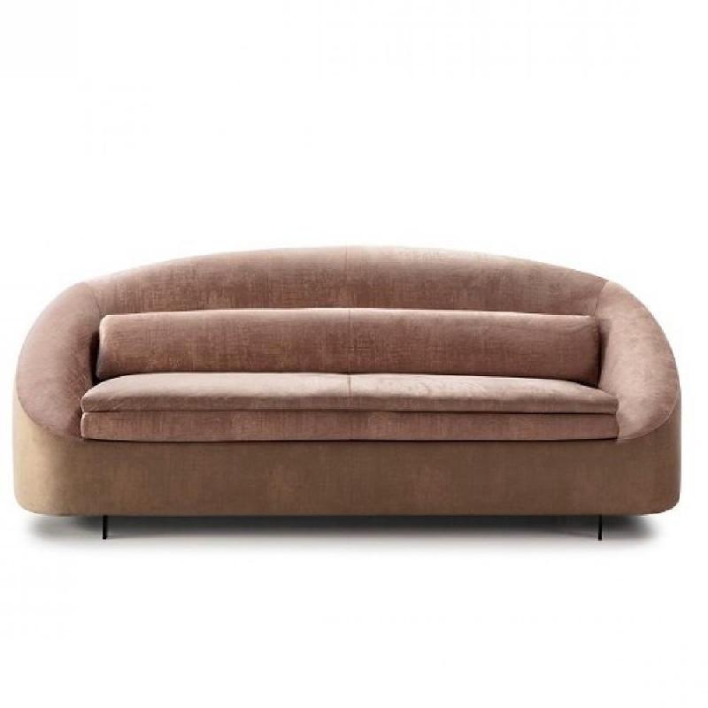 Canapé convertible Cachette 120x190 cm - Tissu personnalisable - Design contemporain - Matelas 13 cm_0