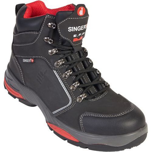 CHAUSSURE DE PROTECTION HAUTE CUIR DE TAILLE 46 - SINGER SAFETY
