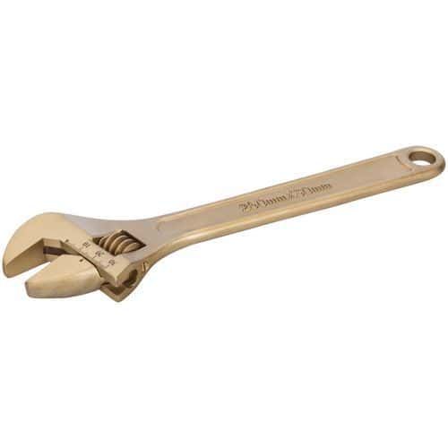 CLÉ À MOLETTE À ÉCROU CENTRAL ANTIDÉFLAGRANTE 46MM 375MM - BAHCO